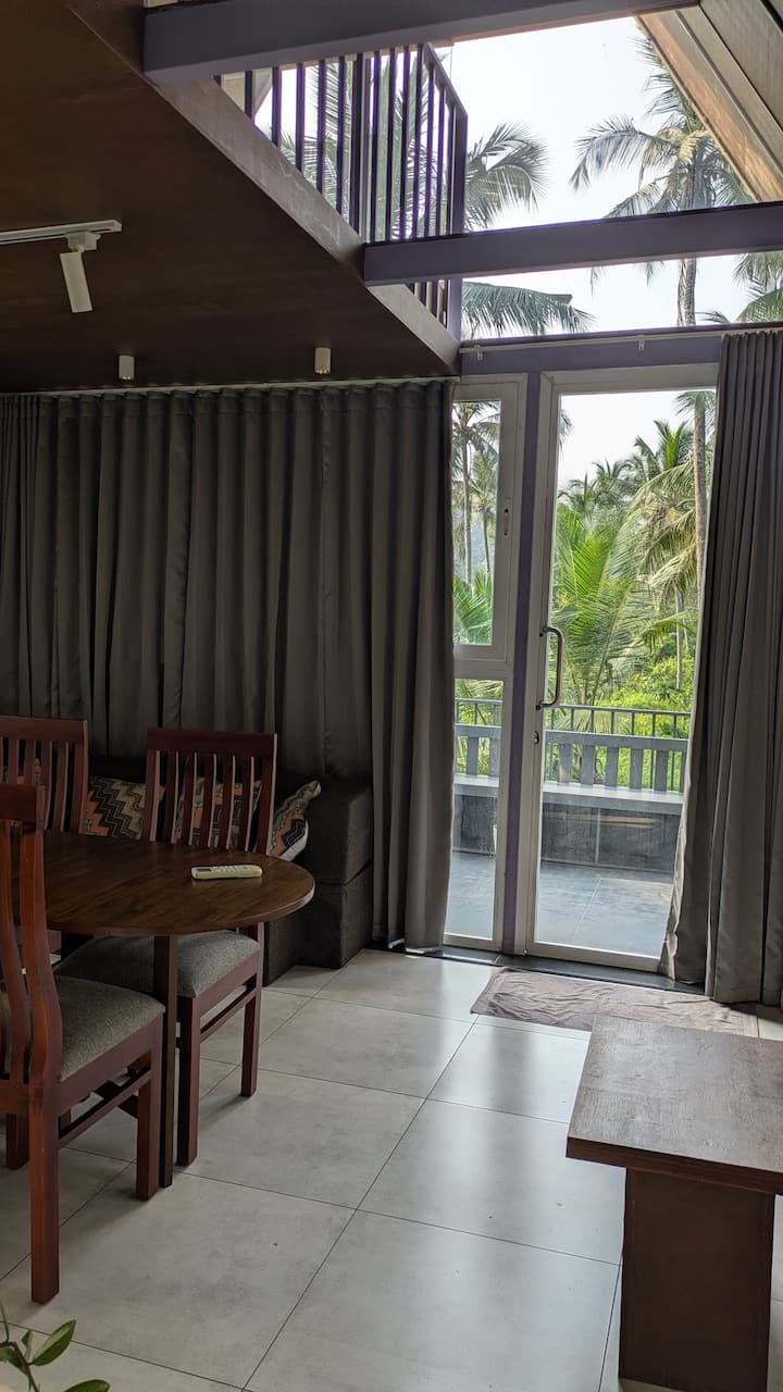 Thengapura -
 Riverside Wooden Cabin On A Farm - Kozhikode