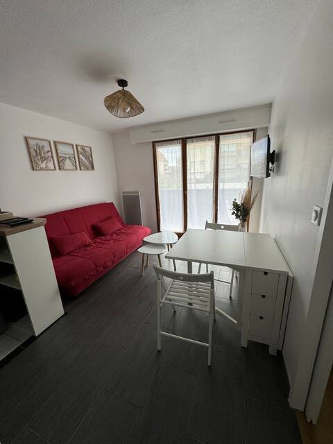Popular Airbnb listing: T2 250 m from the beach in Villers Sur Mer