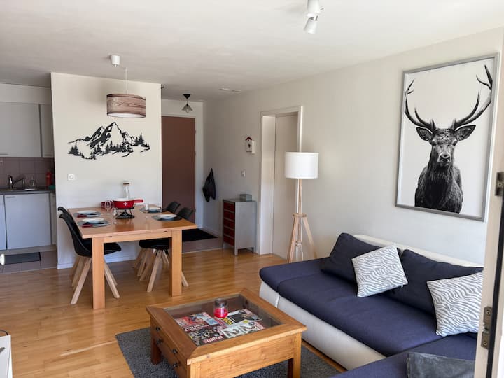 Appartement 2 Chambres à Coucher, Salon, Terrasse - Leysin