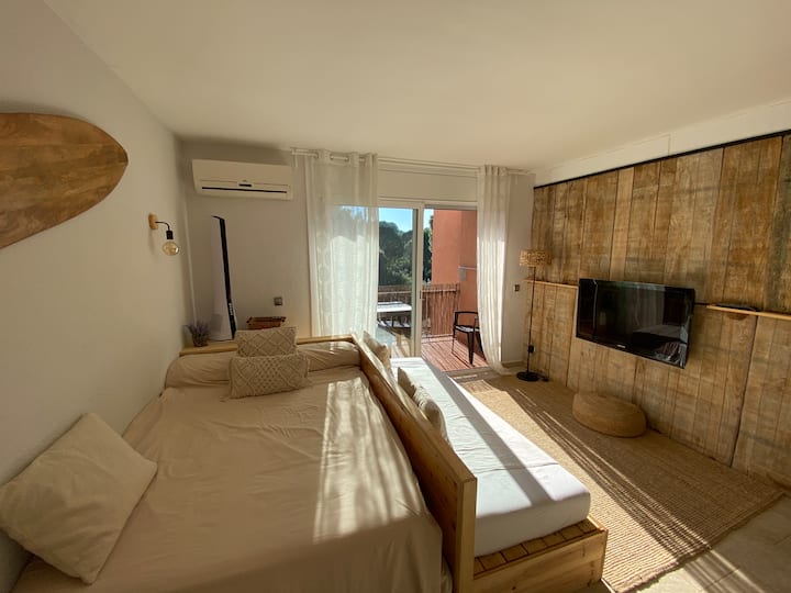Acogedor Y Bonito Apartamento De Un Solo Ambiente - Sa Tuna