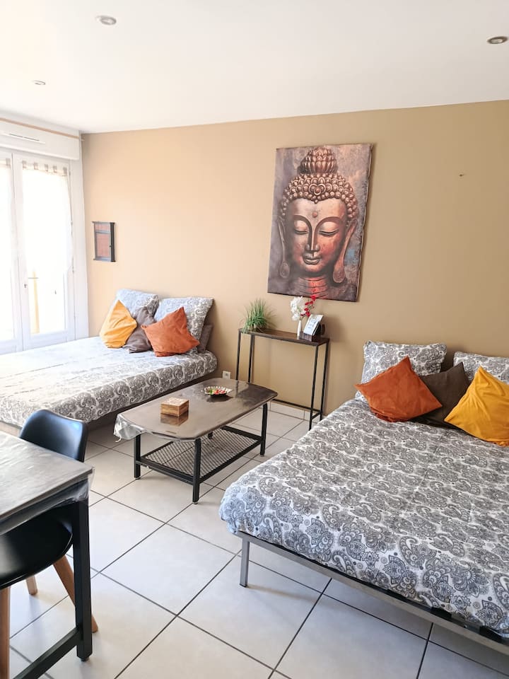 Charmante Maisonette 45 M² Climatisée "Le Namaste" - Aisne