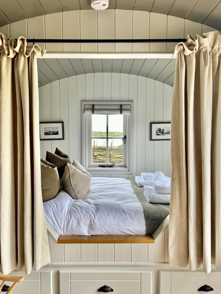 Sink into a comfortable double bed after a long day exploring