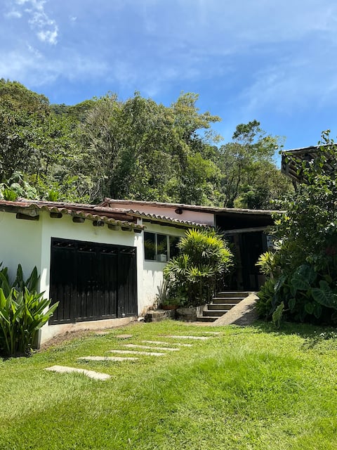 Country house overlooking the Santo Domingo River.
