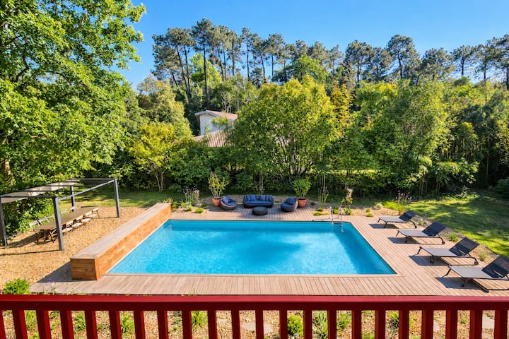 Villa 4* Piscine Chauffée Lac Et Centre Hossegor - Capbreton