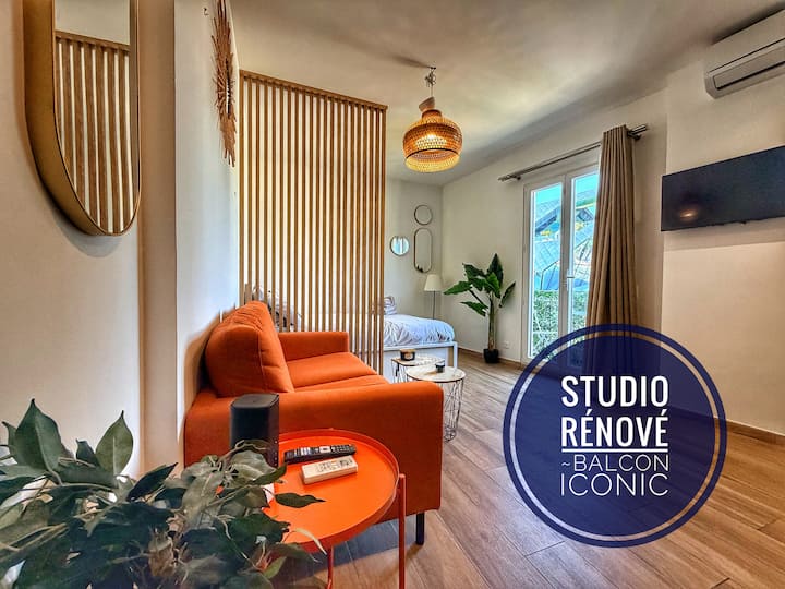 Iconic Studio *Balcon*centre Ville - Nice