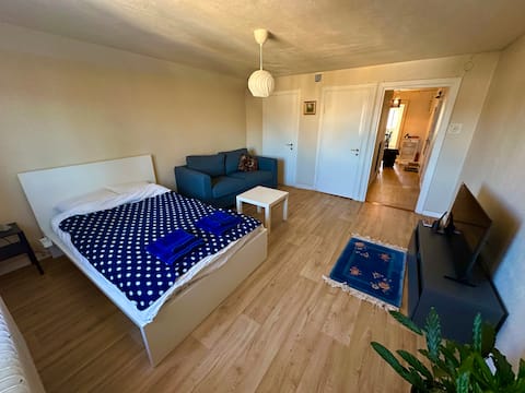 Cozy quiet top floor apartment near Globe / 3Arena
