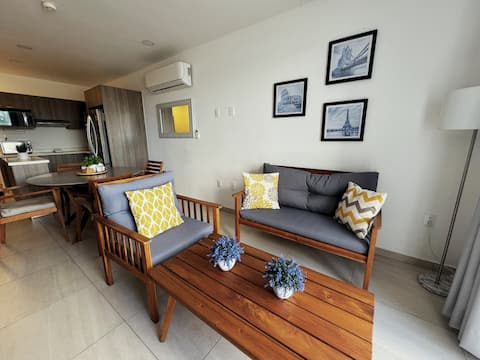 Top Airbnb: Nice apartment with a pool in Mérida in Fraccionamiento San Ramón