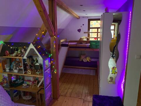 Top Airbnb: Attic vacation apartment with sauna in Thüringen