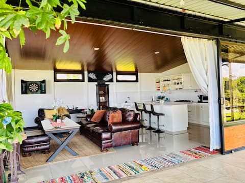 Family cabin in Finca Eólica/ Sauna