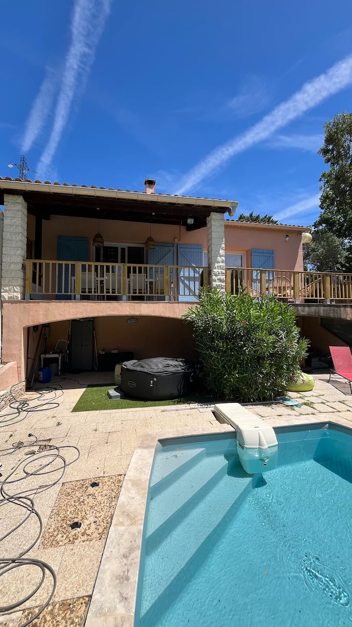 Villa Provençale Avec Piscine - Manosque