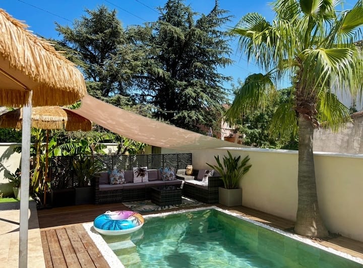 Jolie Maison Avec Piscine à Côté D'avignon - 亞維農