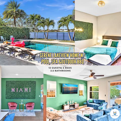 Serene Lakeview Home w/ Pool, Spa & Outdoor BBQ
