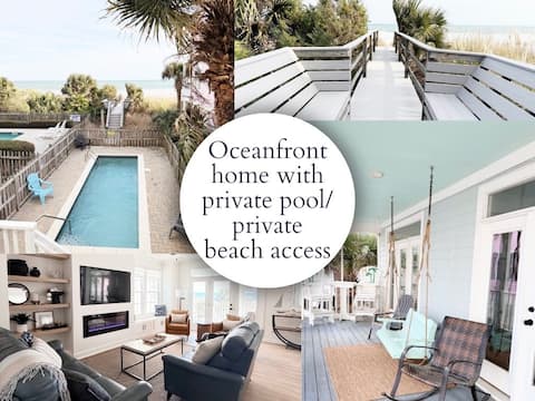 Oceanfront Luxury | Private Pool + Beach Access