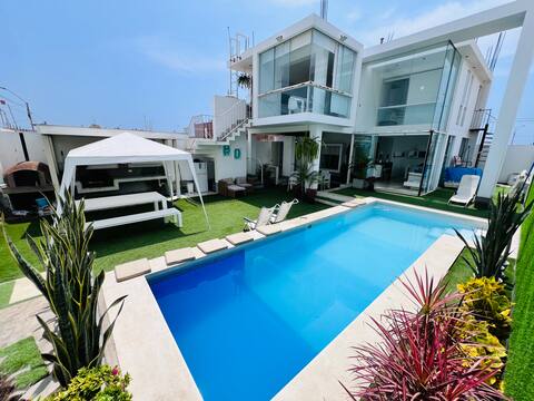 Beach House with Pool