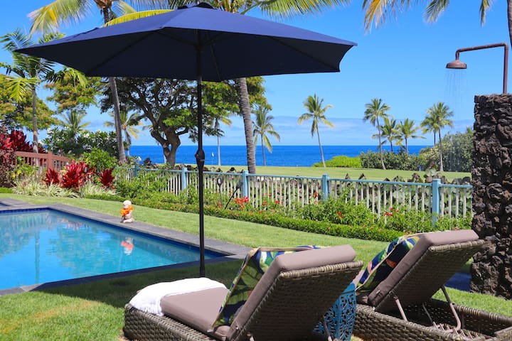 Oasis Kona Oceanview Lux Villa/Pool/Spa/Pickleball