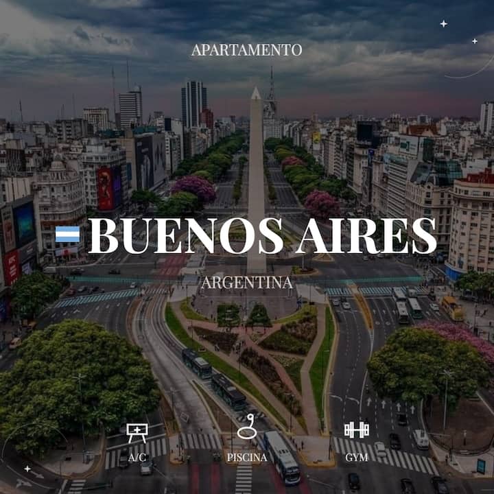 Nice Apt+pool+ac+laundry+gym+balcony@buenos Aires - Buenos Aires