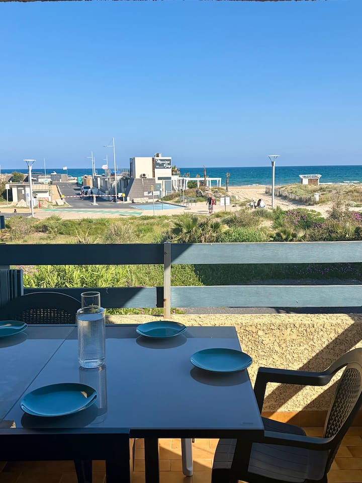 Duplex Vue Mer · Balcon · Clim · Parking · 4-6pers - Marseillan