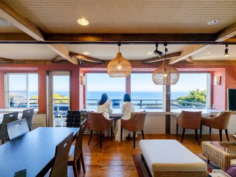 Ocean view/Children free/BBQ (indoor & outdoor)/Theater karaoke/14 people/1 building private/LDK 78 