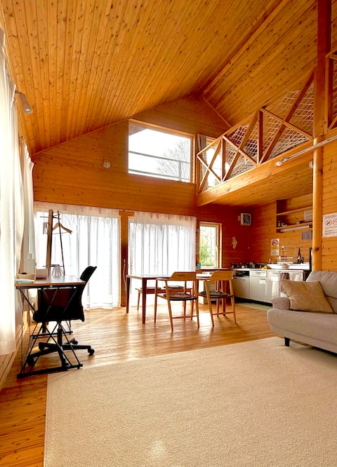 Quiet Forest Cabin | Private Log House in Tokachi