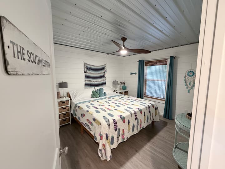 The Southwest Room, on first floor with King bed.
