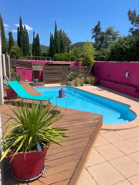 Fleur de Sel villa, swimming pool, 3* rated, air-conditioned.