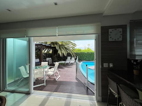 House in a gated community by the sea