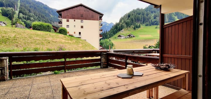 Meublé 2 éToiles Avec Grande Terrasse Lumineuse - Areches Beaufort