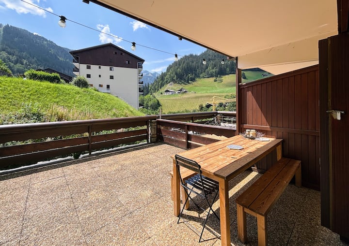 Meublé 2 * Grande Terrasse Et 5min Des Pistes ! - Beaufort
