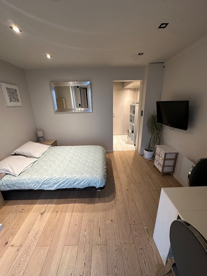Studio Cosy Et Independant Avec Terrasse Privée - Villeurbanne