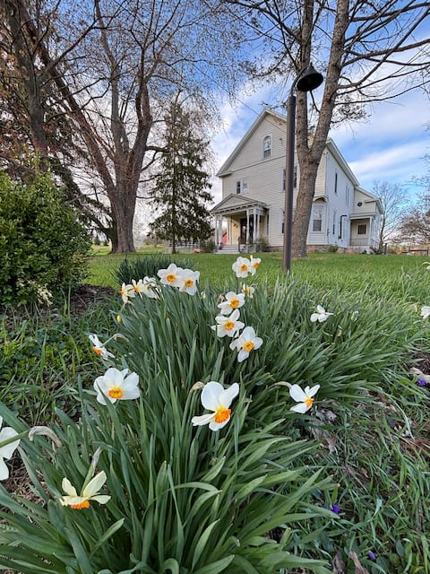 Upstate NY farmhouse & orchard