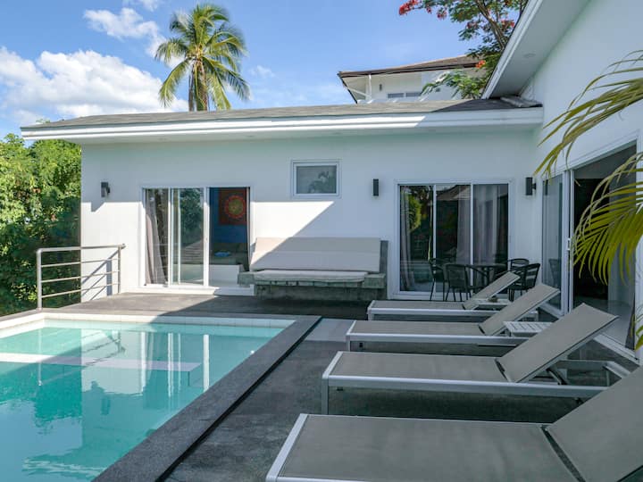 Villa Og, Piscine Privée, Vue Sur La  Jungle - Ko Samui