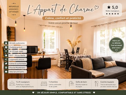 Charming apartment with private parking space