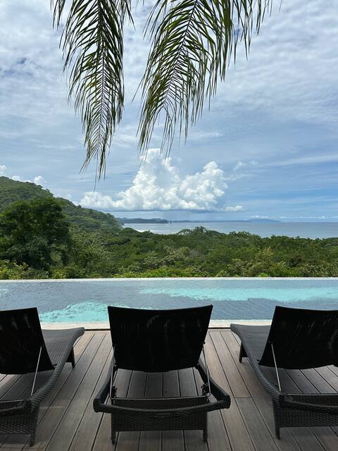 Luxury villa, walk to beach, private, ocean views