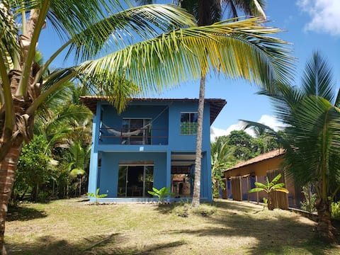 Beachfront House, Sargi Beach, 3/4 with AIR CONDITIONING, families