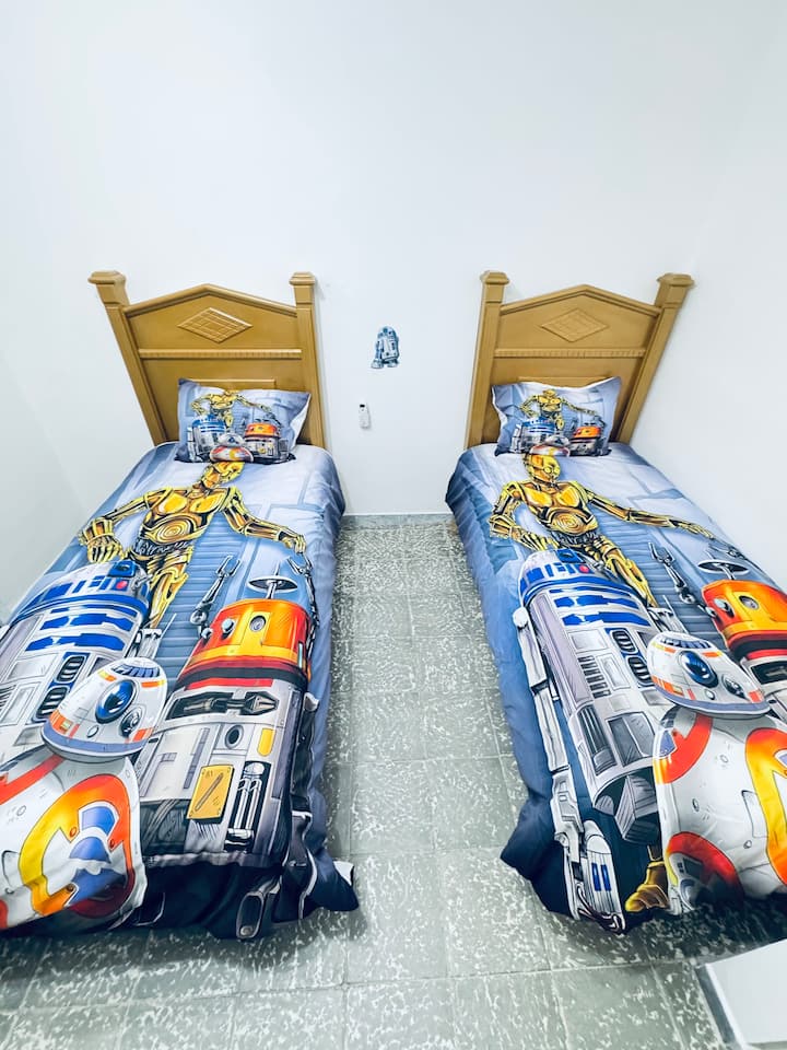 Style droid: Futuristrum med detaljer som påminner om de bästa droiderna i galaxen.