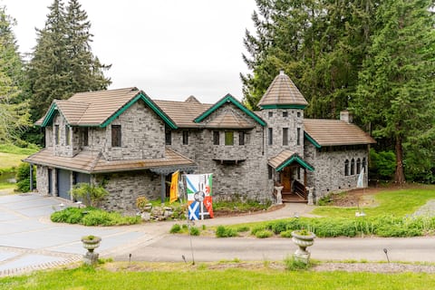Extraordinary Medieval Castle w/Life Size Dragons!