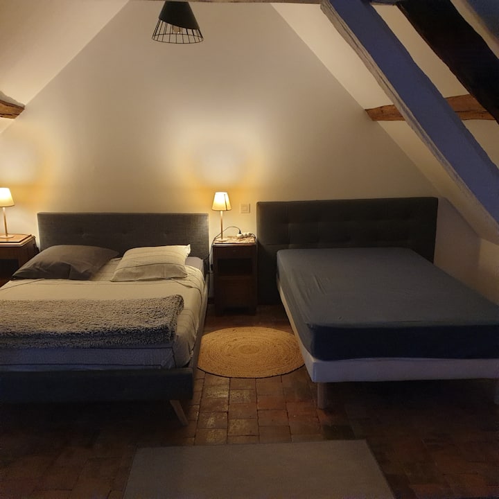 1 lit 140*190 + 1 lit 120*190