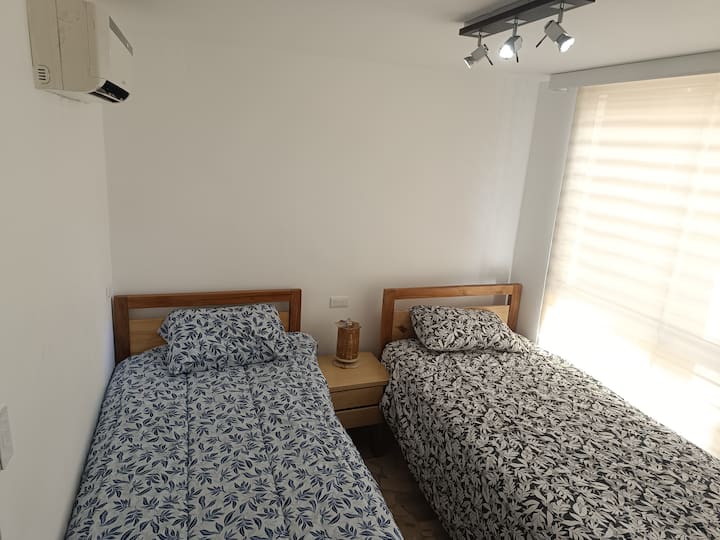 front view of beds and AA Split