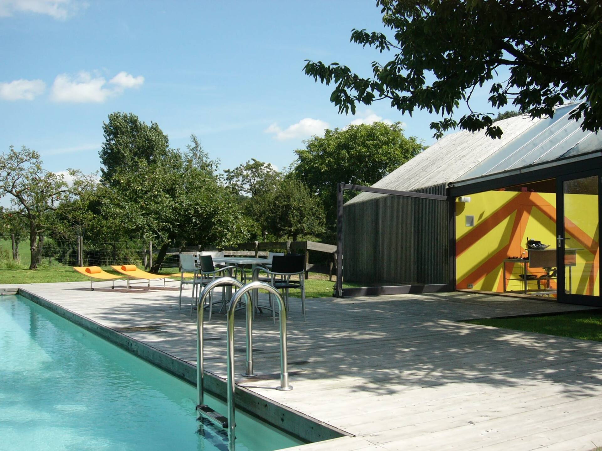 Design chalet pool private sauna South Limburg