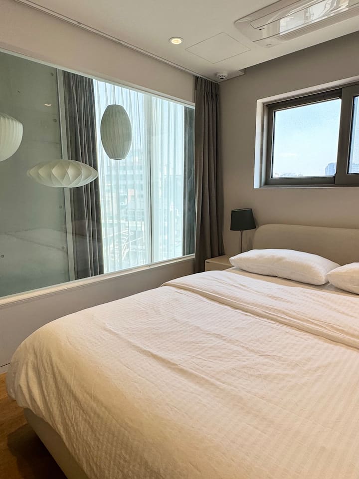 Feel the comfort of a premium mattress.