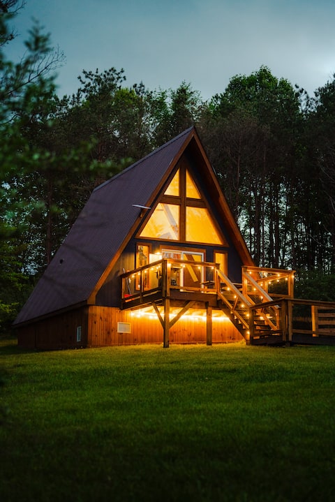 Hillside A-Frame | Secluded | Hocking Hills