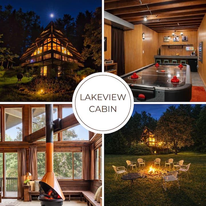 Lakeview Cabin> Unique Mid-Century Tucked in Bluff