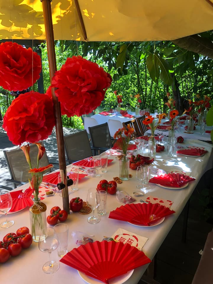 Riverfront Garden  Private Parties - Essonne
