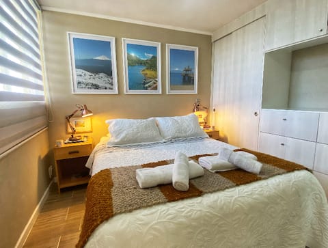Comfortable and bright apartment in Pto Montt WiFi, parking
