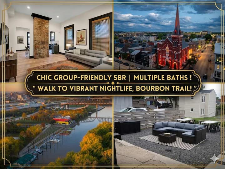 Luxe Design • Historic Nulu 5br • Patio • Walkable - Louisville, KY