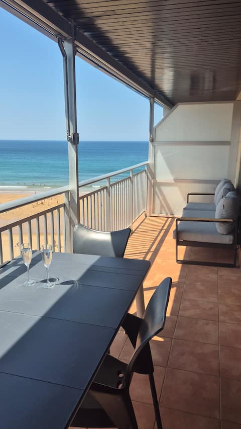 Beachfront apartment