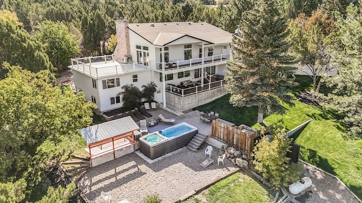 Luxury home with pool and a park!