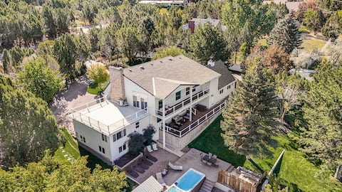 Luxury home with pool and a park!