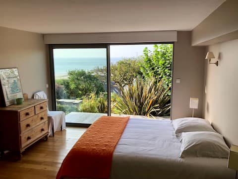 Airbnb performant: Charming beachfront house à Pléneuf Val André