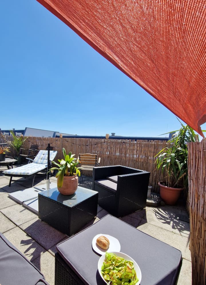 Maisonette Mit Großer Sonniger Dachterrasse - Leipzig